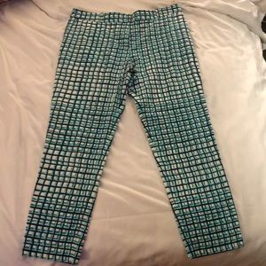Blue and green pants